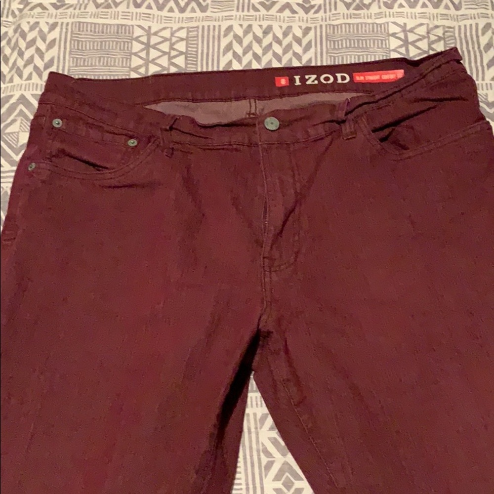 Izod slim straight comfort fit jeans